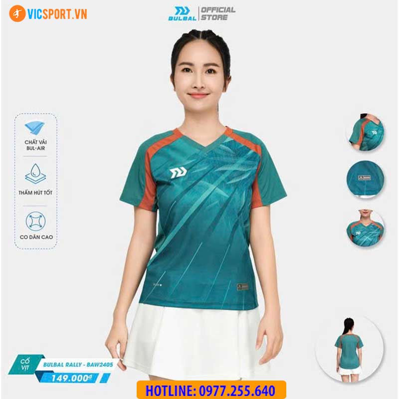 Áo cầu lông nam nữ Bulbal Rally Bam2405 - Hình ảnh 13