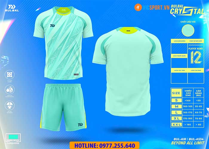 Áo bóng đá không logo Bulbal Crystal - Hình ảnh 44