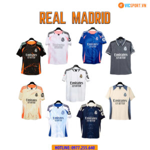 Áo đá banh Strivend Clb Real Madrid mùa giải 2024-2025