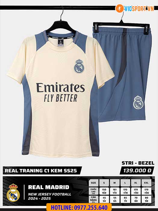 Áo đá banh Strivend Clb Real Madrid mùa giải 2024-2025 - Hình ảnh 60