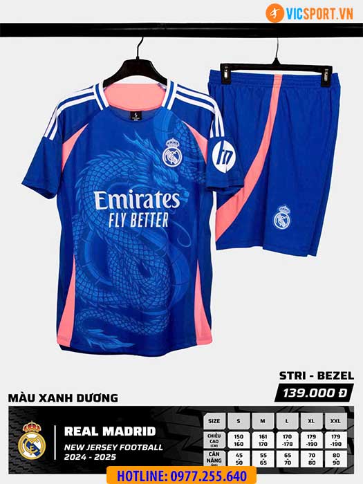 Áo đá banh Strivend Clb Real Madrid mùa giải 2024-2025 - Hình ảnh 29