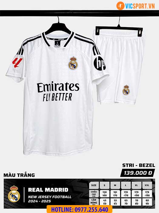 Áo đá banh Strivend Clb Real Madrid mùa giải 2024-2025 - Hình ảnh 24