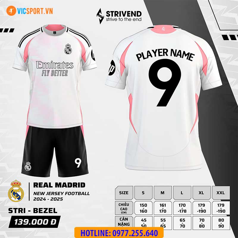 Áo đá banh Strivend Clb Real Madrid mùa giải 2024-2025 - Hình ảnh 10