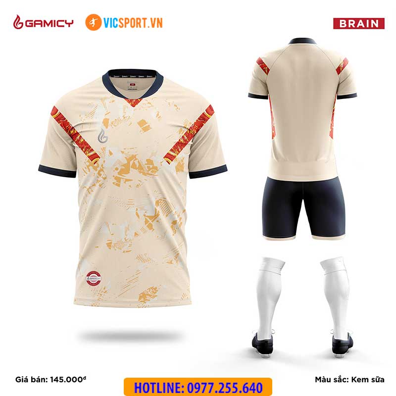 Áo đá banh không logo Gamicy Brain - Hình ảnh 23