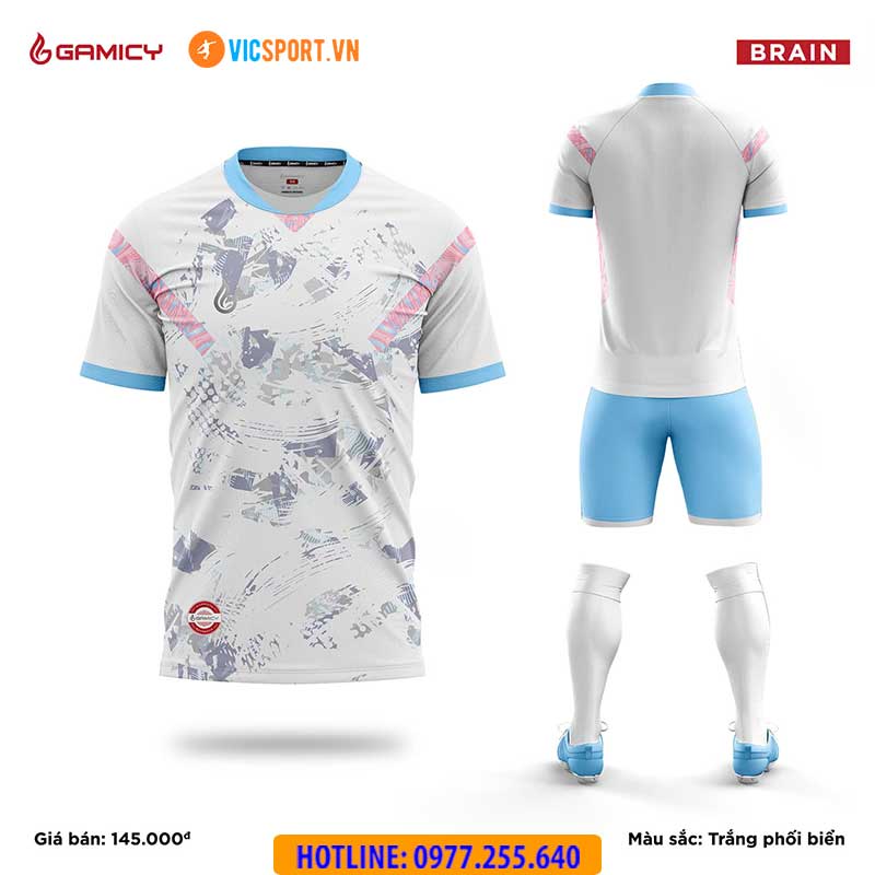 Áo đá banh không logo Gamicy Brain - Hình ảnh 26