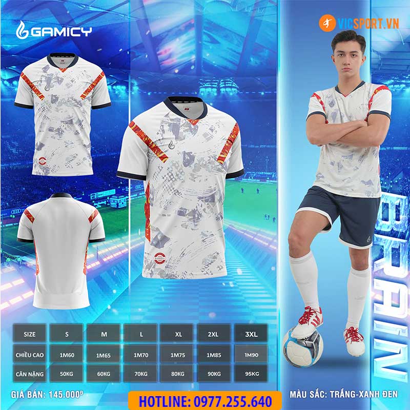 Áo đá banh không logo Gamicy Brain - Hình ảnh 28