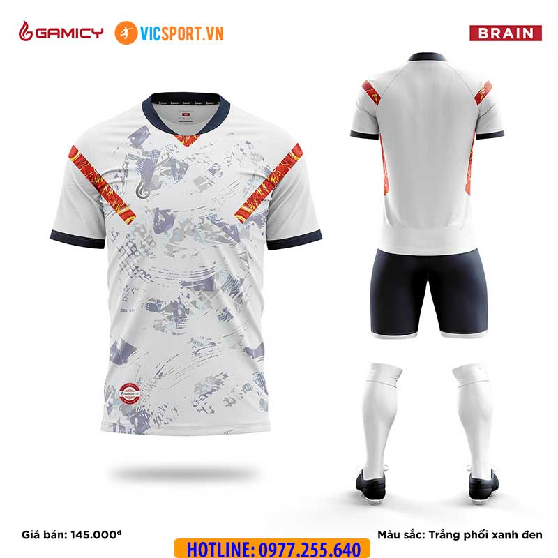 Áo đá banh không logo Gamicy Brain - Hình ảnh 29