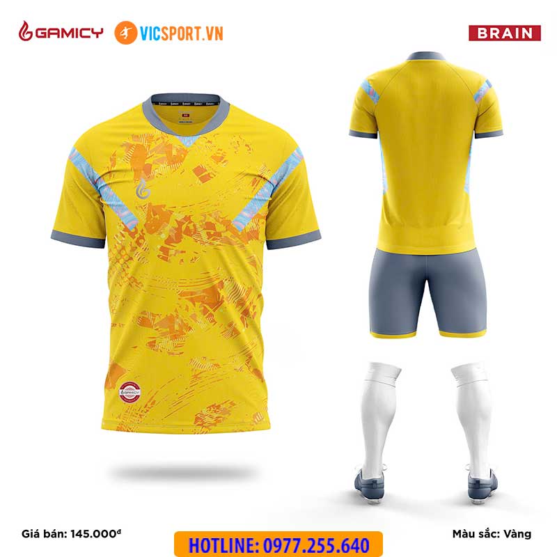 Áo đá banh không logo Gamicy Brain - Hình ảnh 32
