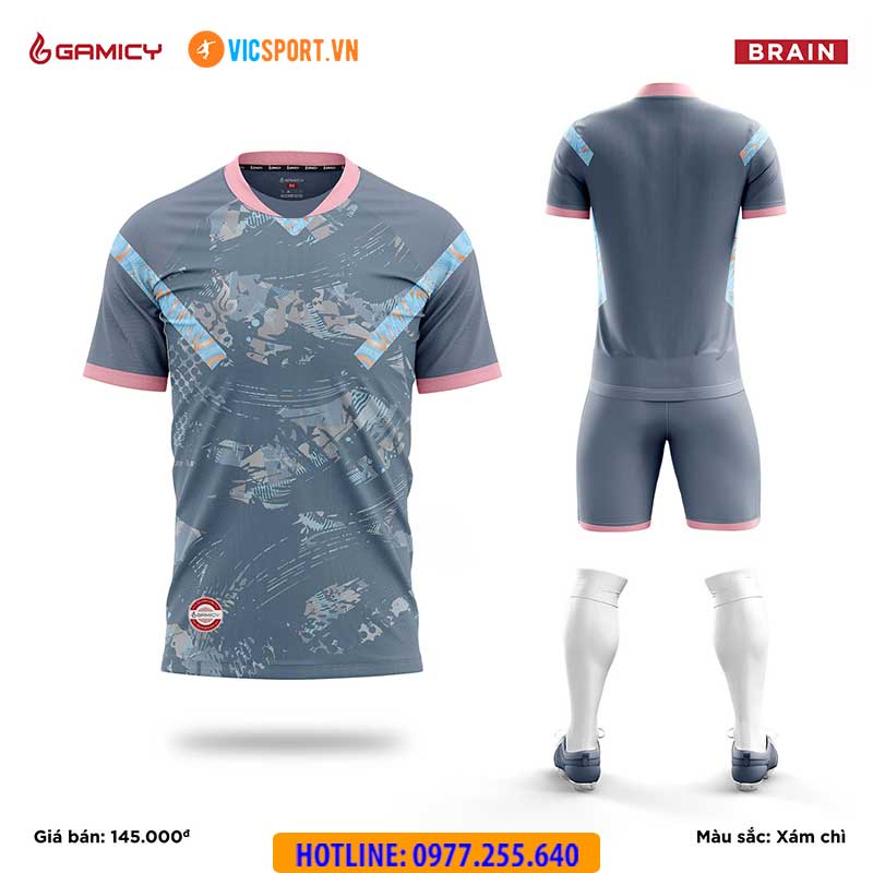 Áo đá banh không logo Gamicy Brain - Hình ảnh 35