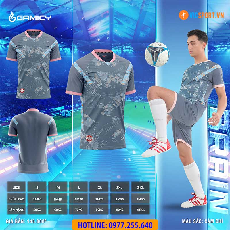 Áo đá banh không logo Gamicy Brain - Hình ảnh 34