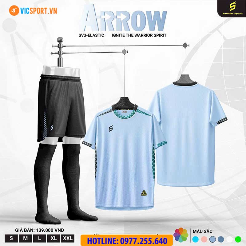 Áo đá banh không logo SV Arrow - Hình ảnh 41