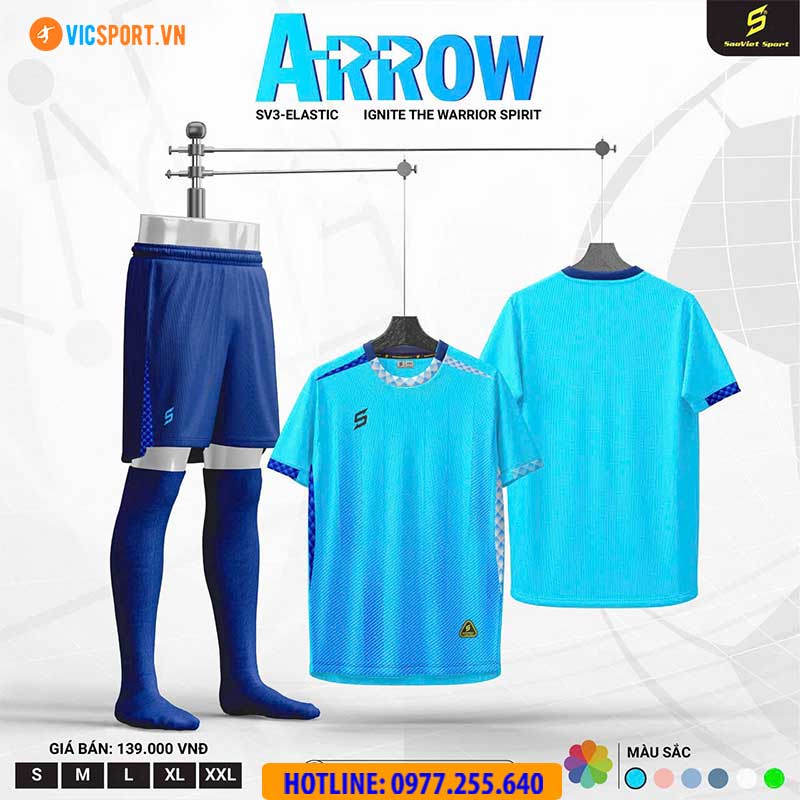 Áo đá banh không logo SV Arrow - Hình ảnh 37