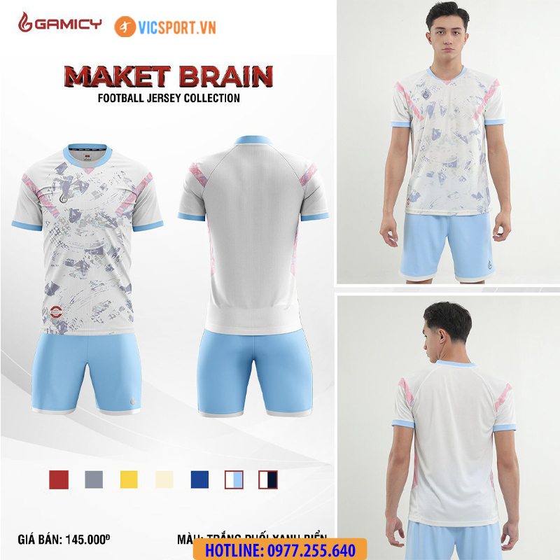 Áo đá banh không logo Gamicy Brain - Hình ảnh 7
