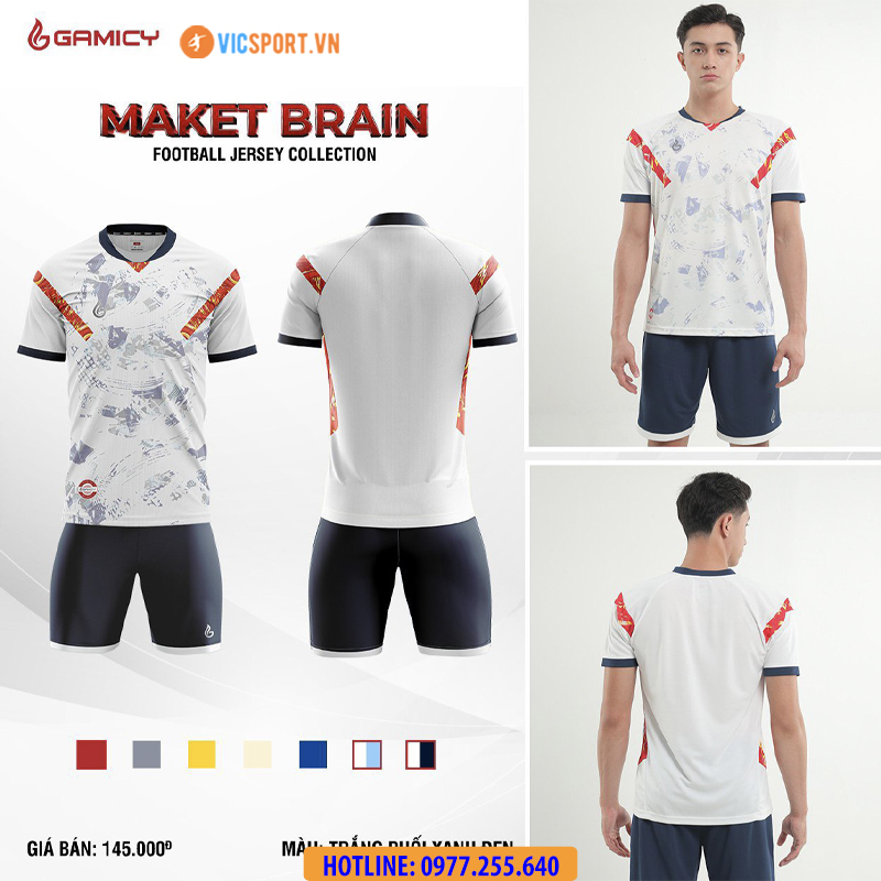 Áo đá banh không logo Gamicy Brain - Hình ảnh 8