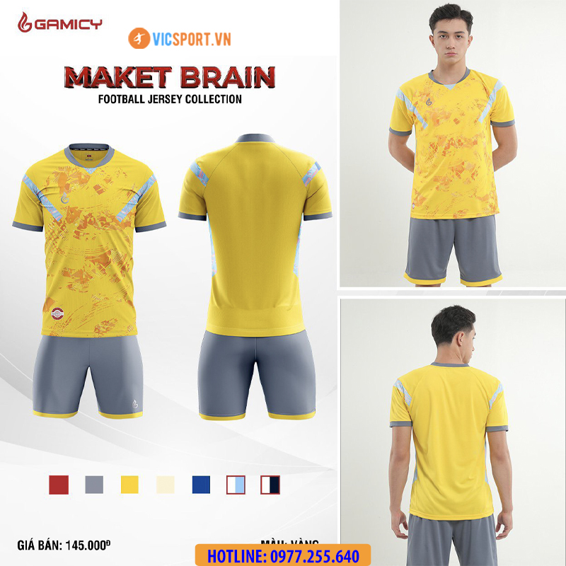 Áo đá banh không logo Gamicy Brain - Hình ảnh 9