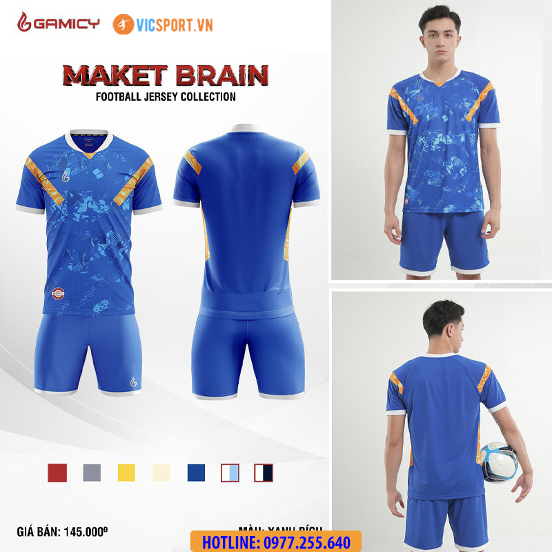 Áo đá banh không logo Gamicy Brain - Hình ảnh 11