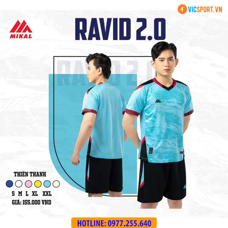 Áo đá banh không logo Mikal Ravid 2.0 - Hình ảnh 3