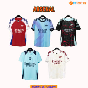Áo đá banh Strivend Clb Arsenal mùa giải 2024-2025