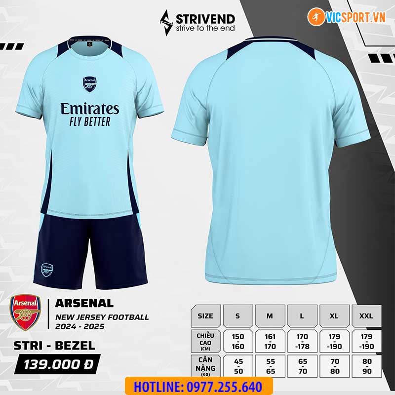 Áo đá banh Strivend Clb Arsenal mùa giải 2024-2025 - Hình ảnh 4