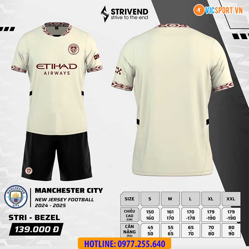 Áo đá banh Strivend Clb Man City mùa giải 2024-2025 - Hình ảnh 13