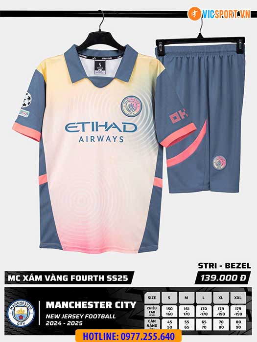 Áo đá banh Strivend Clb Man City mùa giải 2024-2025 - Hình ảnh 16