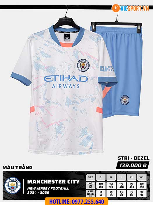 Áo đá banh Strivend Clb Man City mùa giải 2024-2025 - Hình ảnh 12