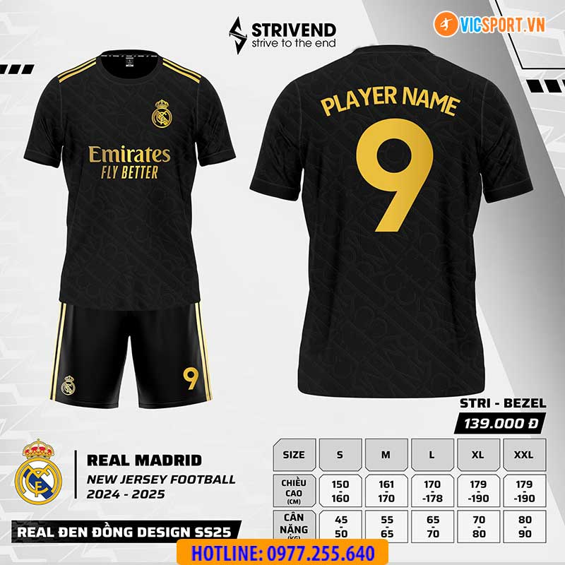 Áo đá banh Strivend Clb Real Madrid mùa giải 2024-2025 - Hình ảnh 6