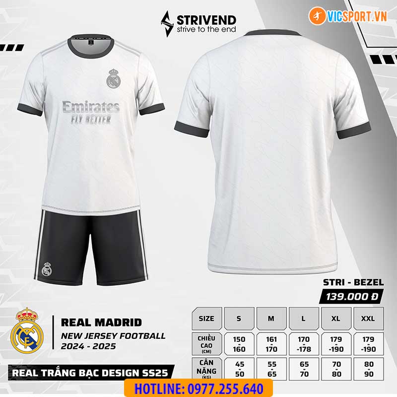 Áo đá banh Strivend Clb Real Madrid mùa giải 2024-2025 - Hình ảnh 71