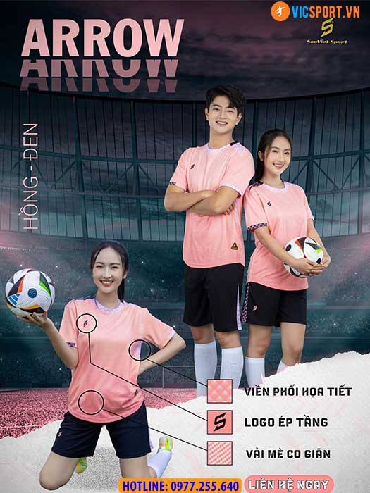 Áo đá banh không logo SV Arrow - Hình ảnh 11