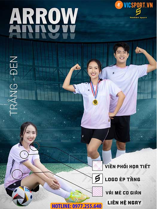Áo đá banh không logo SV Arrow - Hình ảnh 12