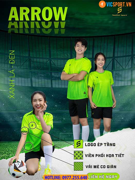 Áo đá banh không logo SV Arrow - Hình ảnh 15