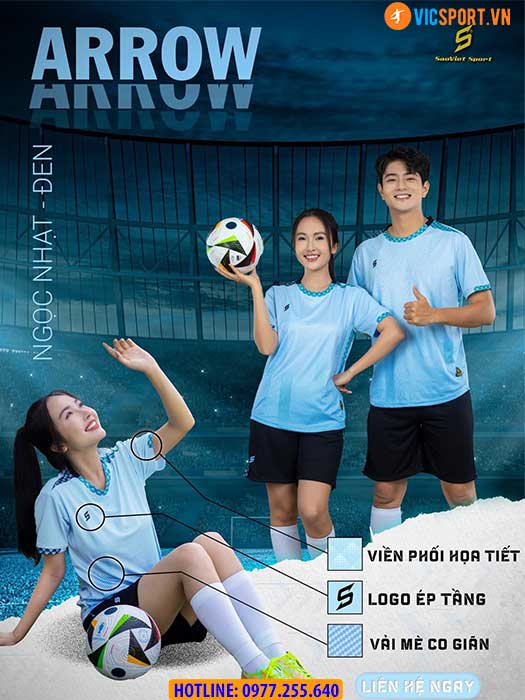 Áo đá banh không logo SV Arrow - Hình ảnh 16