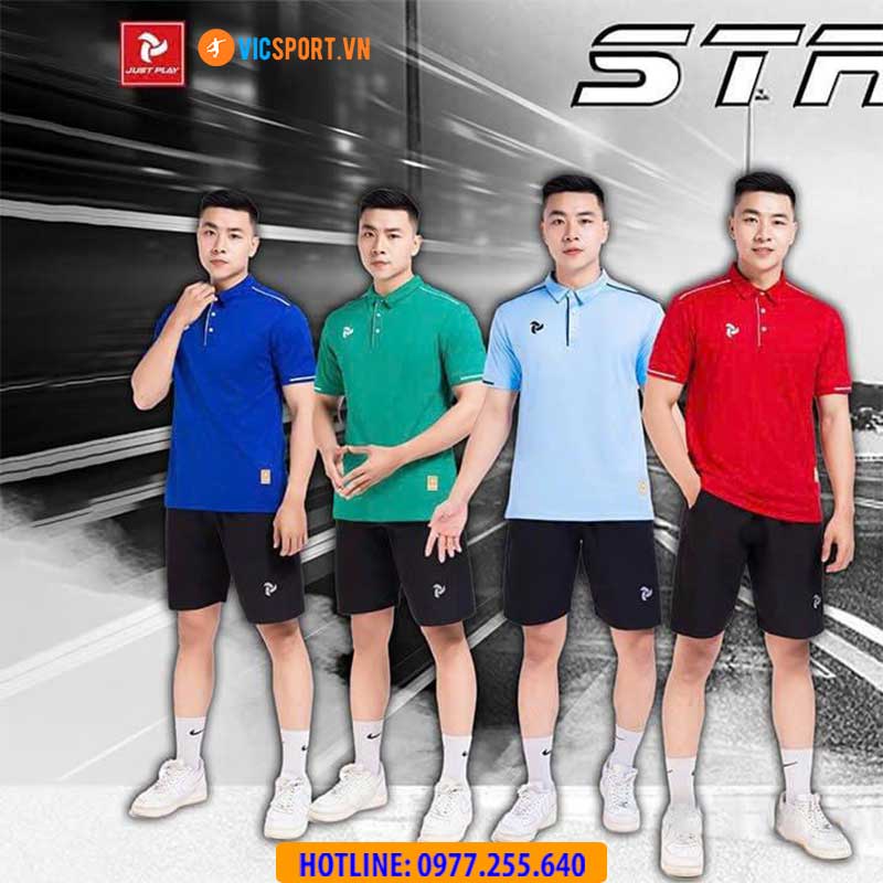 Áo polo di chuyển Justplay Street - Hình ảnh 5