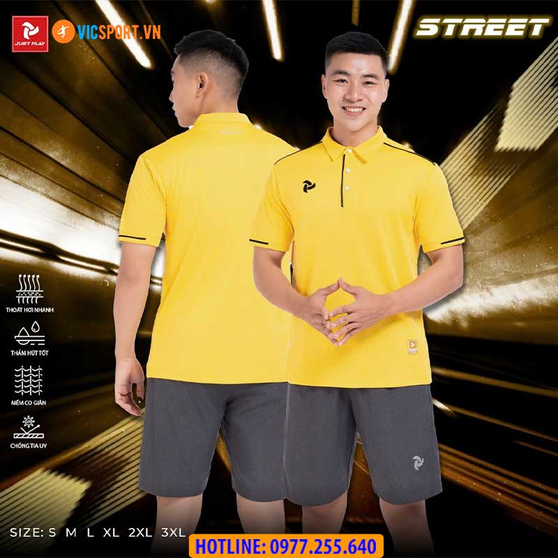 Áo polo di chuyển Justplay Street - Hình ảnh 59