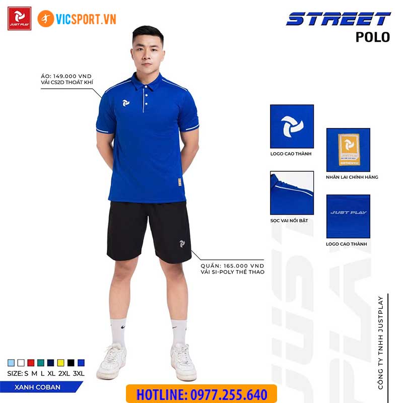 Áo polo di chuyển Justplay Street - Hình ảnh 50