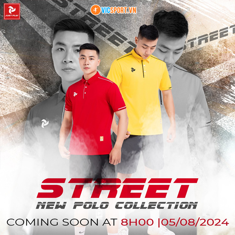 Áo polo di chuyển Justplay Street - Hình ảnh 8
