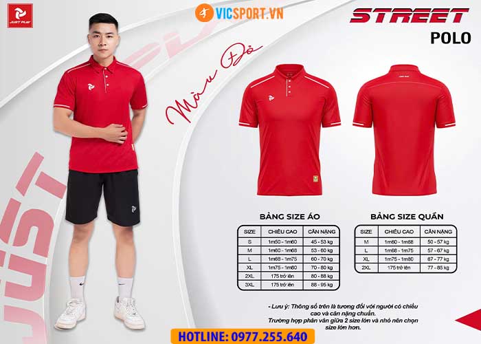 Áo polo di chuyển Justplay Street - Hình ảnh 17