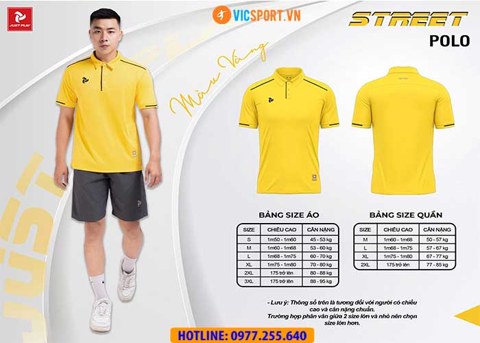 Áo polo di chuyển Justplay Street - Hình ảnh 14