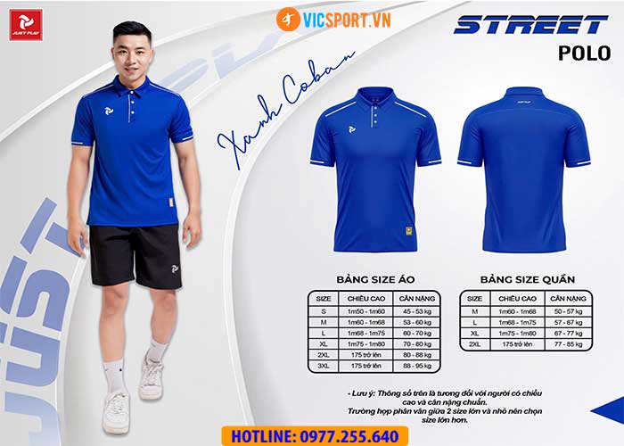 Áo polo di chuyển Justplay Street - Hình ảnh 13