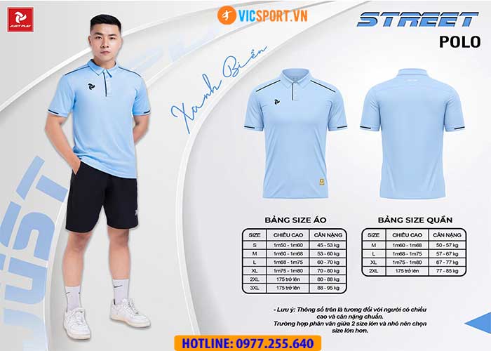 Áo polo di chuyển Justplay Street - Hình ảnh 12