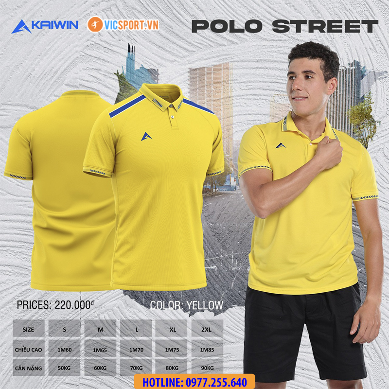 Áo polo thể thao Kaiwin Street - Hình ảnh 12