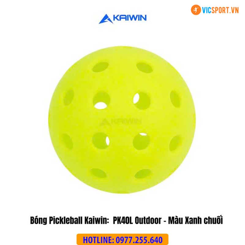 Bóng pickleball tập luyện Kaiwin PK40L outdoor (Hộp 3 quả) - Hình ảnh 12