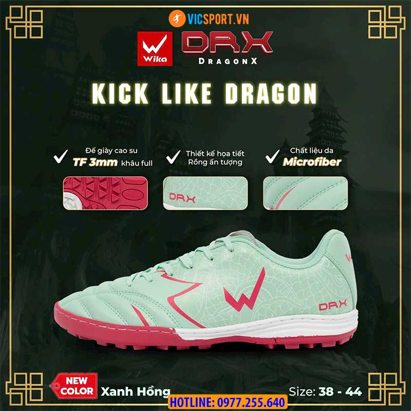 Giày đá banh Wika DragonX Hoàng Đức - Hình ảnh 41