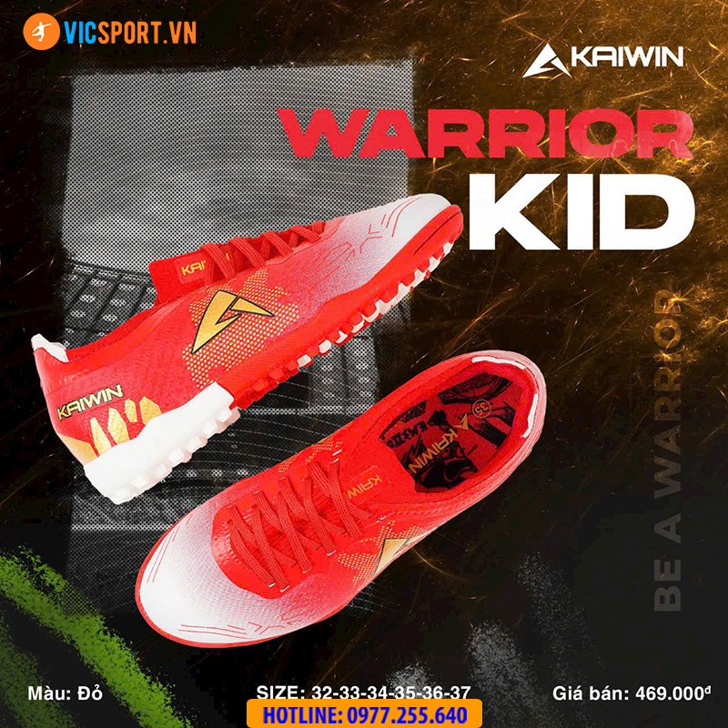Giày đá banh trẻ em Kaiwin Warrior đế TF - Hình ảnh 3