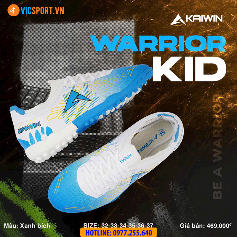 Giày đá banh trẻ em Kaiwin Warrior đế TF - Hình ảnh 2