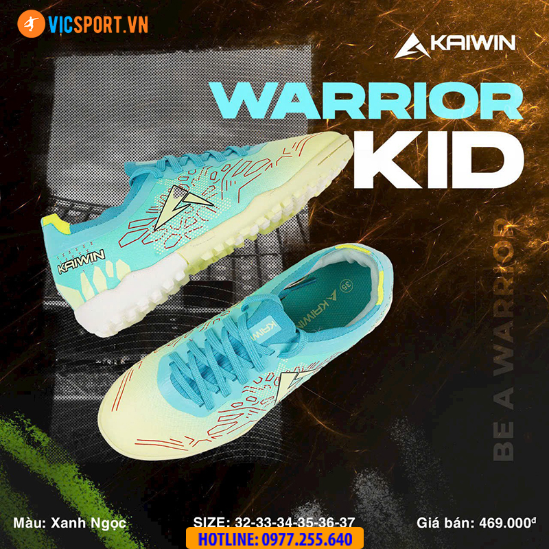 Giày đá banh trẻ em Kaiwin Warrior đế TF