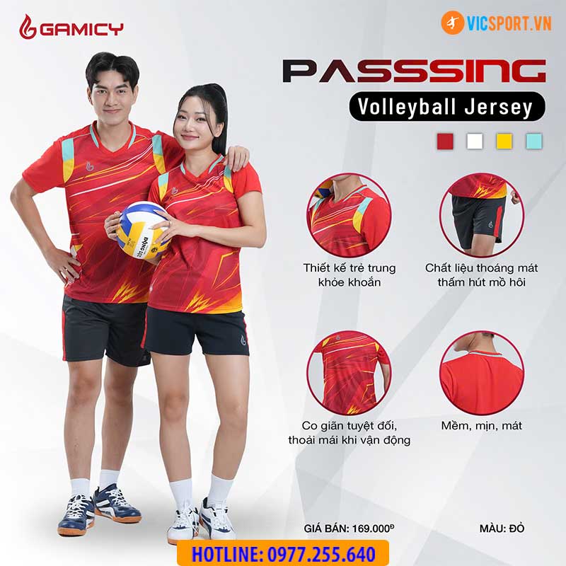 Quần áo bóng chuyền nam nữ Gamicy Passing - Hình ảnh 14