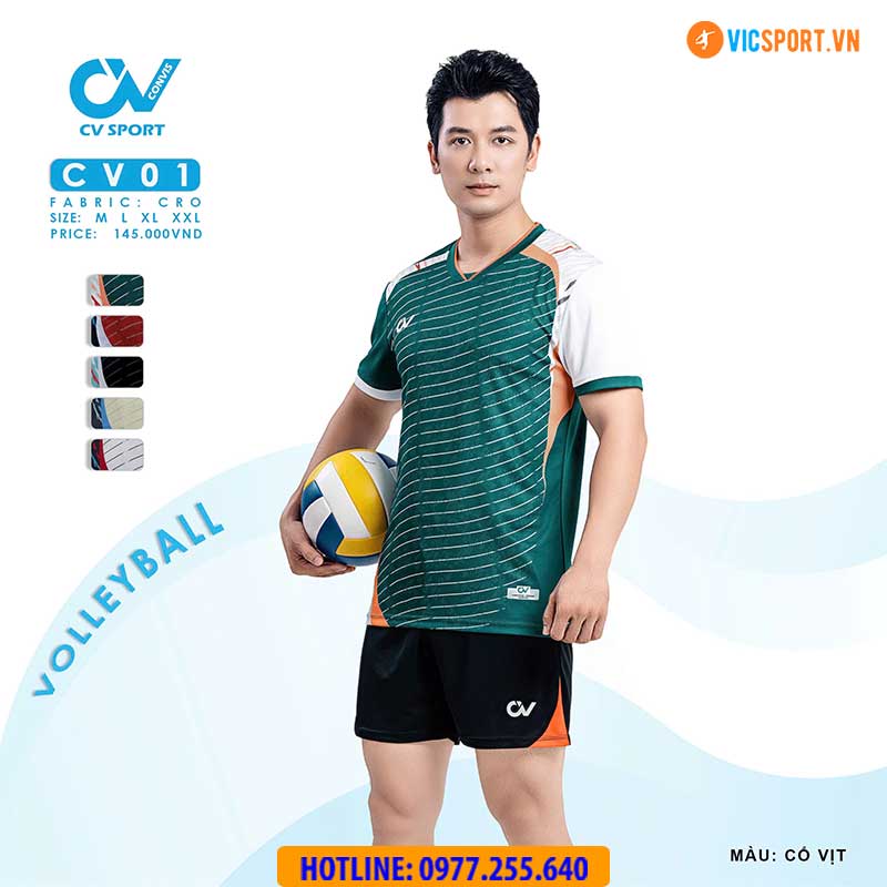 Quần áo bóng chuyền nam nữ CV01 - Hình ảnh 25