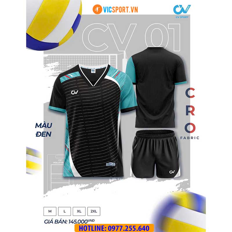 Quần áo bóng chuyền nam nữ CV01 - Hình ảnh 9