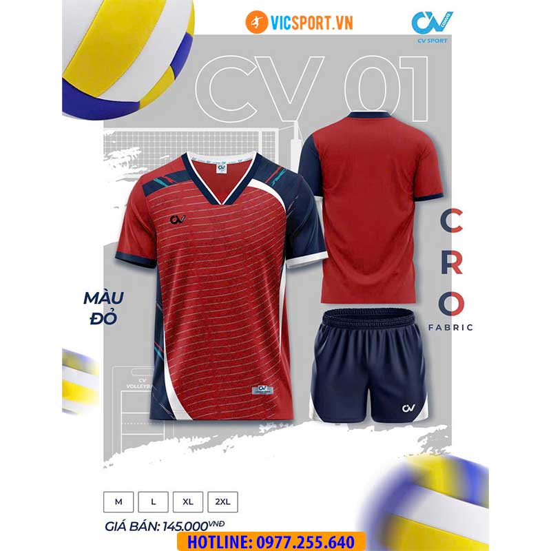 Quần áo bóng chuyền nam nữ CV01 - Hình ảnh 10